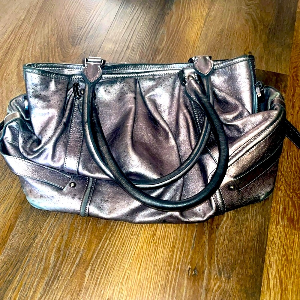 Burberry 100% calf leather Metallic L shoulder bag